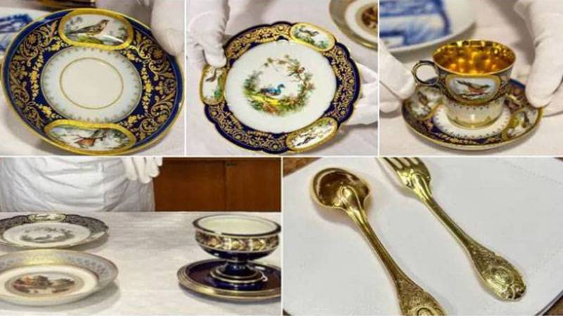 فرانس کے صدر کا محل بھی محفوظ نہ رہا، چمچ اور پلیٹیں چوری