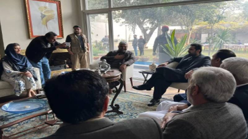 سہیل آفرہدی شاہ محمود قریشی کے گھر پہنچ گئے، اظہار یکجہتی کا اظہار