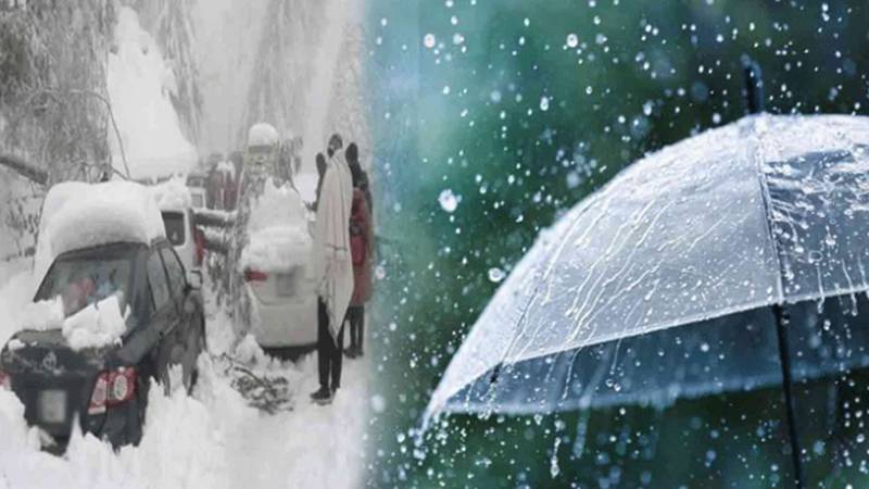 ملک کے مختلف حصوں میں بارش اور برفباری کی پیشگوئی، پہاڑی علاقوں میں لینڈ سلائیڈنگ کا خدشہ