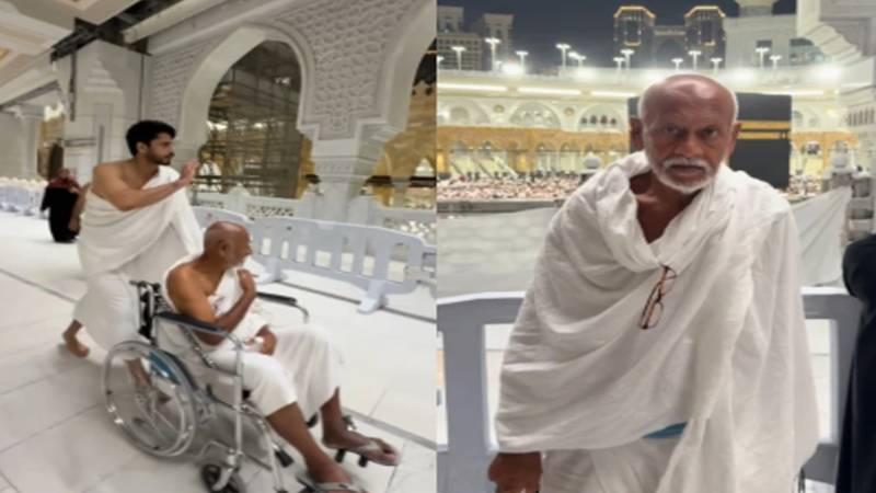 حارث وحید نے عمرے کے دوران والد کے معجزاتی شفا حاصل کرنے کا واقعہ شیئر کیا