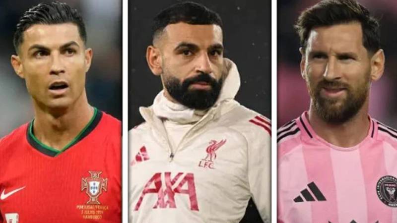 محمد صالح نے میسی اور رونالڈو کو پیچھے چھوڑا، مصر کے لیے 100 گولز کا سنگِ میل عبور