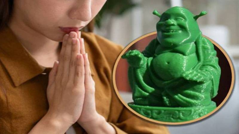 فلپائنی خاتون نے 4 سال تک جس مجسمے کی پوجا کی، وہ Shrek نکلا!