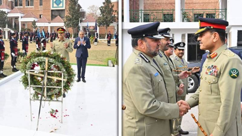 فیلڈ مارشل عاصم منیر کا نیشنل پولیس اکیڈمی اسلام آباد کا دورہ، پولیس شہداء کو خراجِ عقیدت