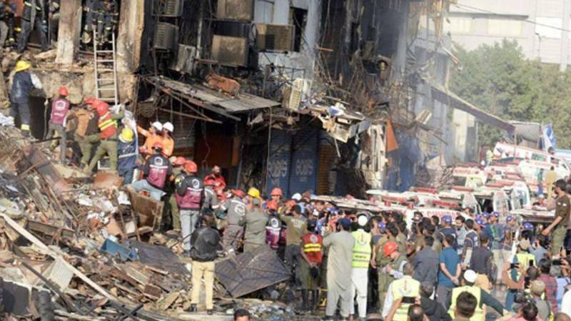 سانحہ گل پلازہ: جاں بحق افراد 67، 77 تاحال لاپتہ