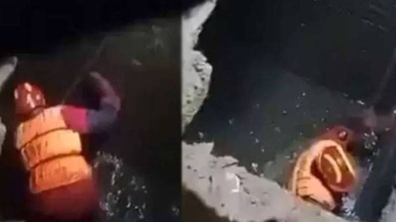 داتا دربار کے قریب نالے میں گرنے والی خاتون کی لاش برآمد، بچی کی تلاش جاری