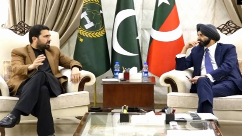 سہیل آفریدی کی عالمی بینک کے صدر سے ملاقات، صحت و تعلیم میں تعاون بڑھانے پر تبادلہ خیال