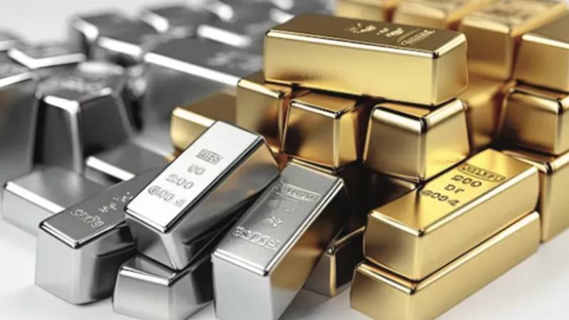 سونے اور چاندی کی قیمت میں اضافہ