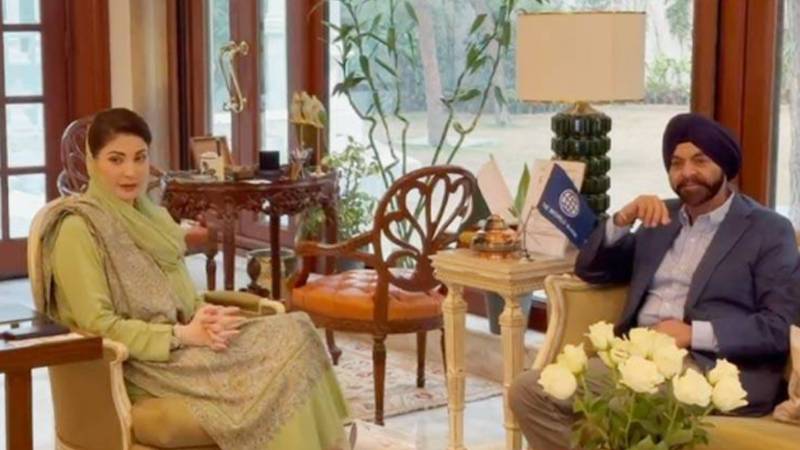 مریم نواز اور ورلڈ بینک کے صدر نے پنجاب میں ترقیاتی تعاون بڑھانے پر اتفاق کیا