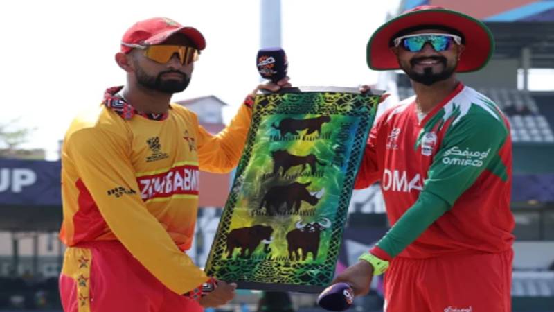 ٹی ٹوئنٹی ورلڈکپ: زمبابوے نے عمان کے خلاف ٹاس جیت کر فیلڈنگ کا فیصلہ کیا