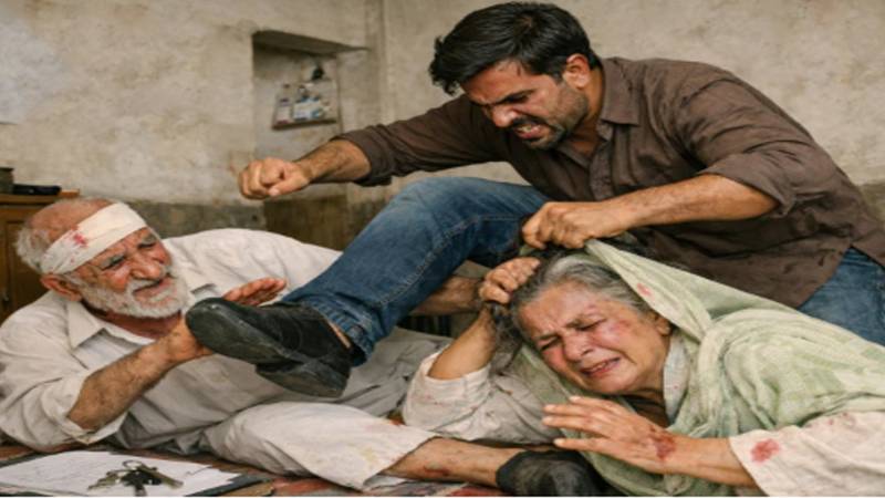 خون سفید ہوگیا: زمین کے تنازع پر اکلوتے بیٹے نے والدین پر تشدد کر دیا