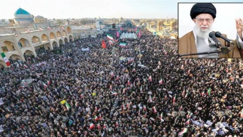 خامنہ ای کو خراجِ عقیدت، ایران بھر میں عوام سڑکوں پر