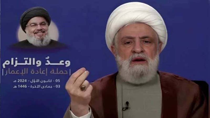 لبنان میں اسرائیلی بمباری، نعیم قاسم کو نشانہ بنانے کا دعویٰ