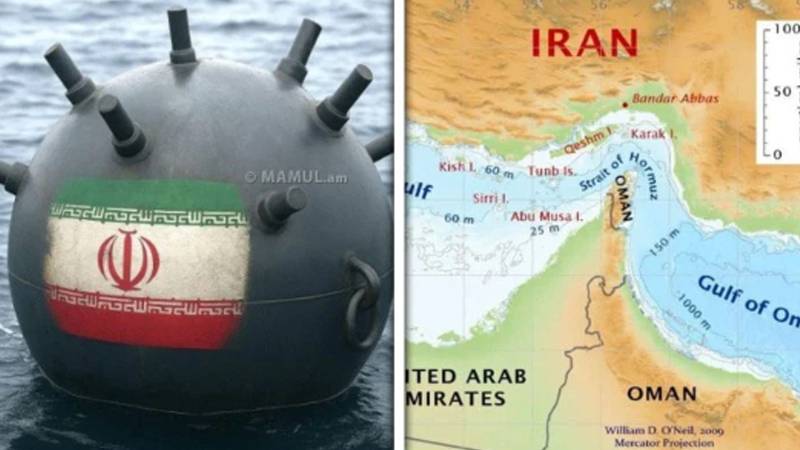 ایران نے آبنائے ہرمز میں بارودی سرنگیں بچھانا شروع کر دی