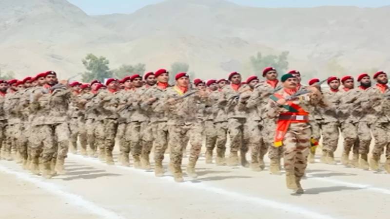 خضدار میں ایف سی بلوچستان (ساؤتھ) کی اسپیشل آپریشن ونگ کی پاسنگ آؤٹ پریڈ