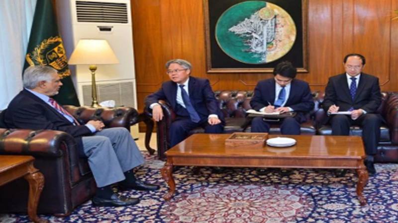 اسحاق ڈار سے چینی سفیر کی ملاقات، اسلام آباد مذاکرات کے بعد کی صورتحال پر گفتگو