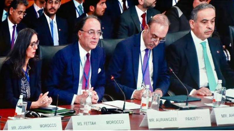 ورلڈ بینک اور IMF بہار اجلاس : وزیر خزانہ کا عالمی معاشی بحران سے نمٹنے کے اقدامات پر زور 