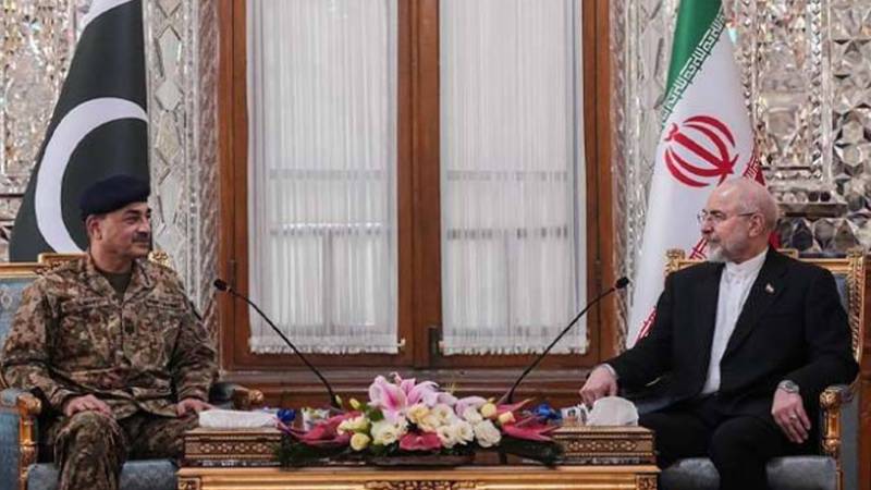 فیلڈ مارشل سید عاصم منیر اور ایرانی اسپیکر باقر قالیباف کی تہران میں ملاقات