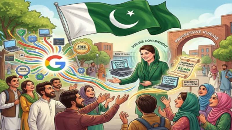 پنجاب میں طلبہ کے لیے گوگل کا اہم اعلان، مریم نواز کی جانب سے بھی بڑی خوشخبریاں 