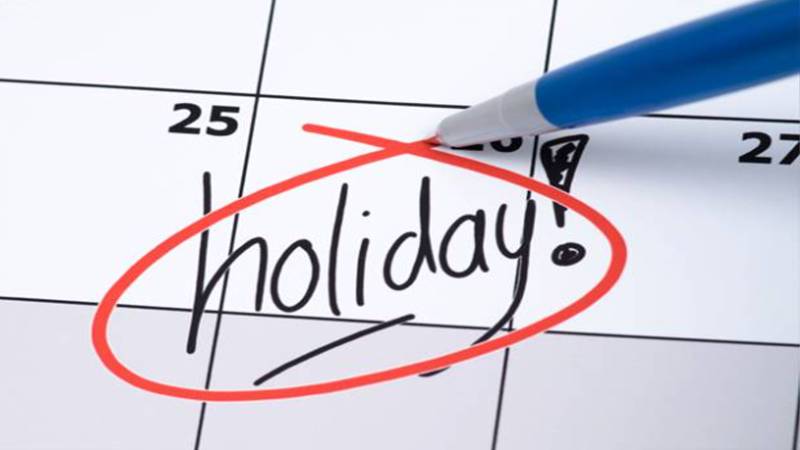 ملک بھر میں یکم مئی کو تین روزہ تعطیلات کا امکان، شہریوں میں خوشی کی لہر 