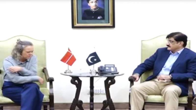 ڈنمارک کی سفیر کی وزیراعلیٰ سندھ سے ملاقات، سرمایہ کاری اور تعلقات میں تعاون پر بات چیت 