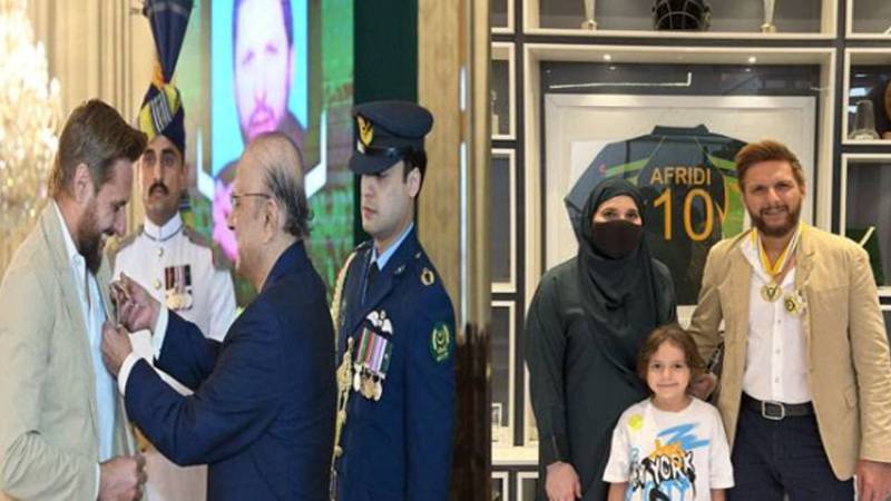 ہلالِ امتیاز ملنے پر شاہد آفریدی کا جذباتی اظہارِ تشکر