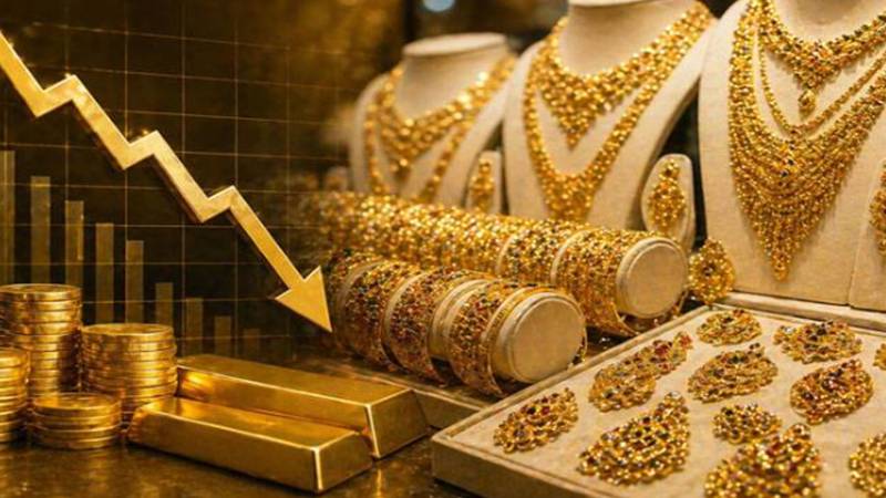عالمی منڈی میں سونے کی قیمتوں کو بڑا جھٹکا، نمایاں کمی