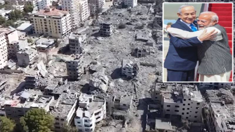 فلسطینیوں کی نسل کشی؛ اسرائیل بھارت گٹھ جوڑبے کے ناقابلِ تردیدشواہد سامنےآگئے