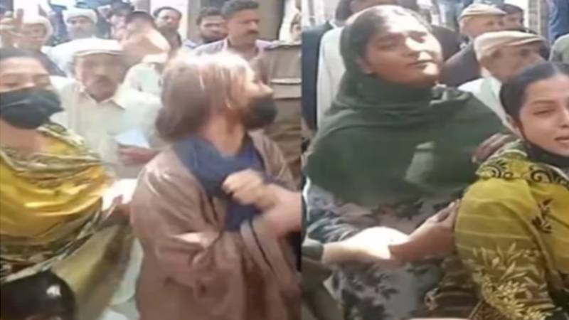 لاہور: عدالت کے فیصلے کے بعد ماں دوسرے شوہر کے ساتھ روانہ، آٹھ بیٹیاں کمرہ عدالت کے باہر آبدیدہ رہیں، ویڈیو وائرل