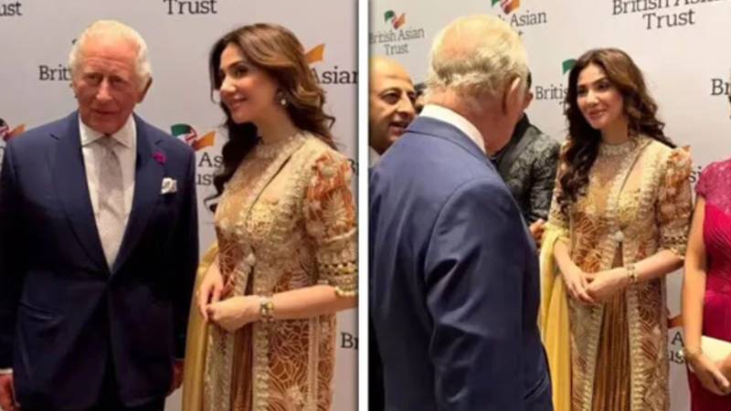 ماہرہ خان کی لندن میں شاہ چارلس سے ملاقات، ویڈیو وائرل
