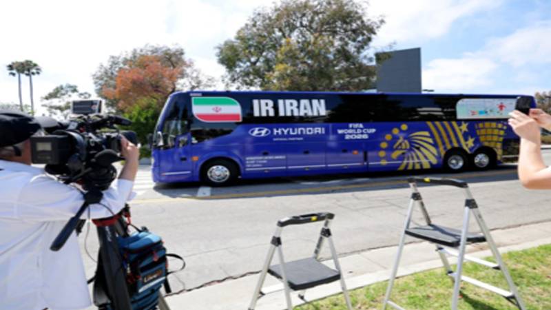 ورلڈ کپ 2026: ایران کی قومی فٹبال ٹیم پہلی بار امریکا پہنچ گئی
