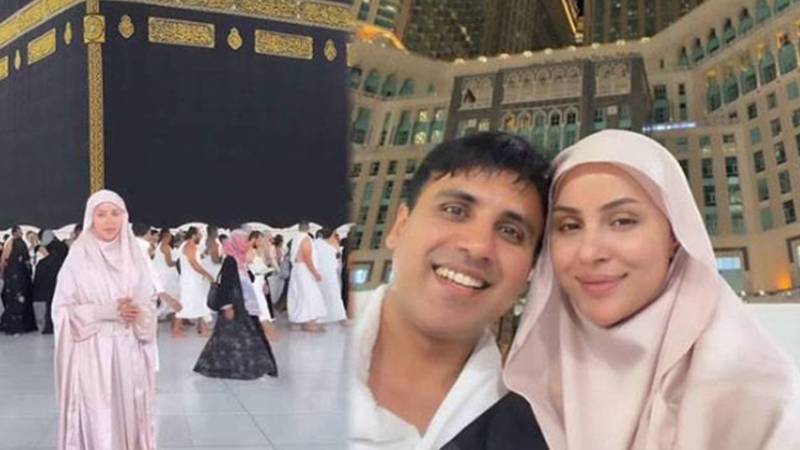 اداکارہ نمرہ خان نے شوہر کے ہمراہ عمرے کی سعادت حاصل کرلی
