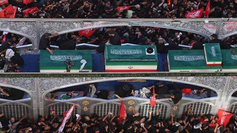 ایران کے شہید سپریم لیڈر آیت اللہ خامنہ ای سپردِ خاک، مشہد میں نمازِ جنازہ میں لاکھوں افراد کی شرکت
