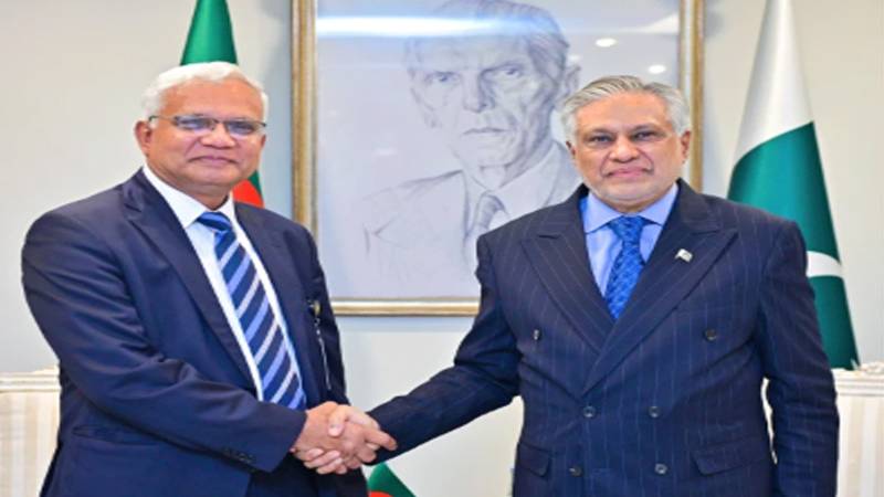 نائب وزیراعظم سے بنگلہ دیش کے وزیر برائے امور خواتین و سوشل ویلفیئر زاہد حسین کی ملاقات