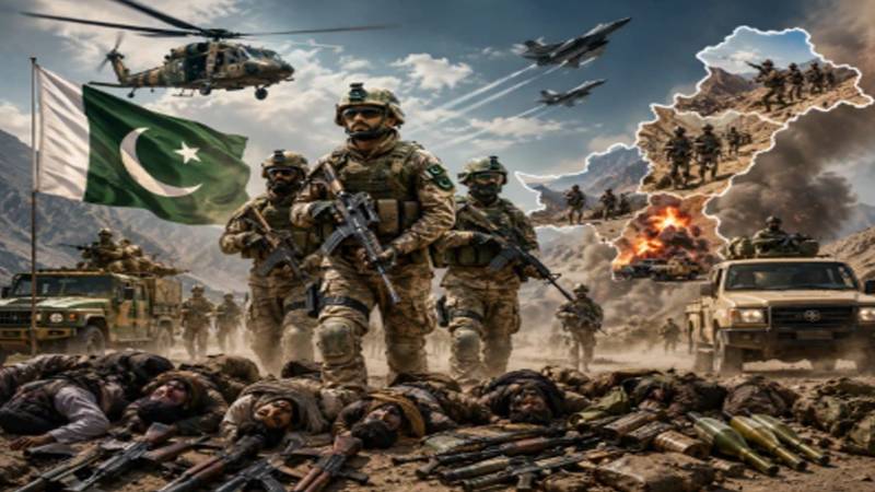 خیبرپختونخوا اور بلوچستان میں سیکیورٹی فورسز کی بڑی کارروائی، 32 دہشت گرد ہلاک: آئی ایس پی آر