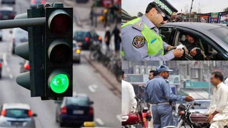 پنجاب پولیس کی ٹریفک قوانین پر سخت کارروائیاں، رواں سال 58 لاکھ سے زائد چالان