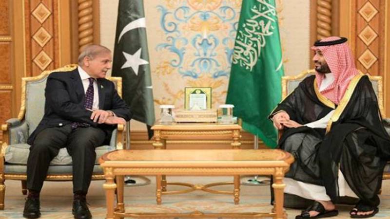 وزیراعظم شہباز شریف اور سعودی ولی عہد محمد بن سلمان کی اہم ملاقات