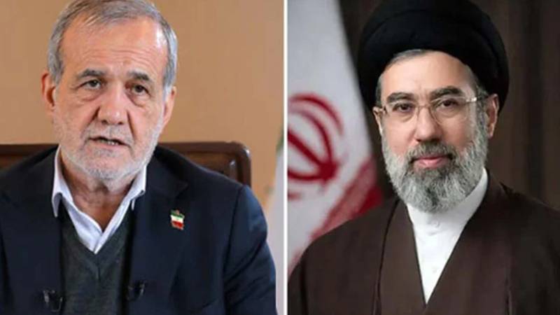 مستعفی ہونے کی خبروں کے دوران ایرانی صدر پزشکیان کی سپریم لیڈر مجتبیٰ خامنہ ای سے ملاقات