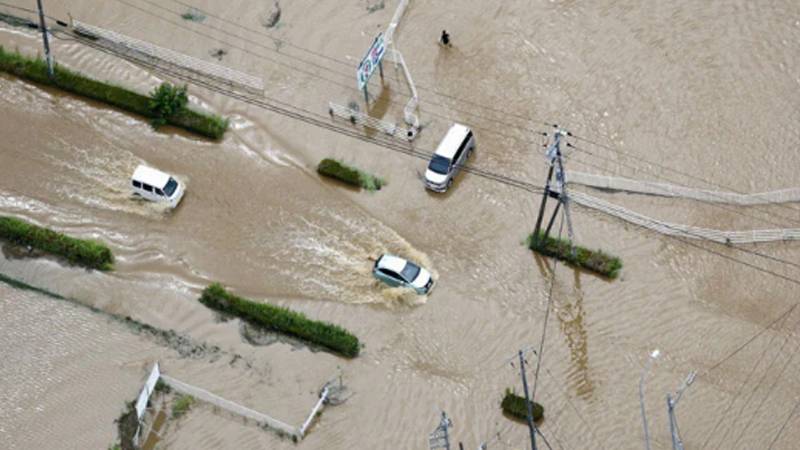 جاپان کے چیبا میں 24 گھنٹوں کے دوران 367 ملی میٹر بارش، 4 افراد ہلاک اور تباہی پھیل گئی
