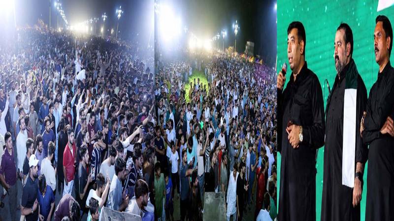  الرحمن گارڈن فیز 7 میں شاندار آزادی فیسٹیول ‘آتشبازی‘ہزاروں افراد کی شرکت