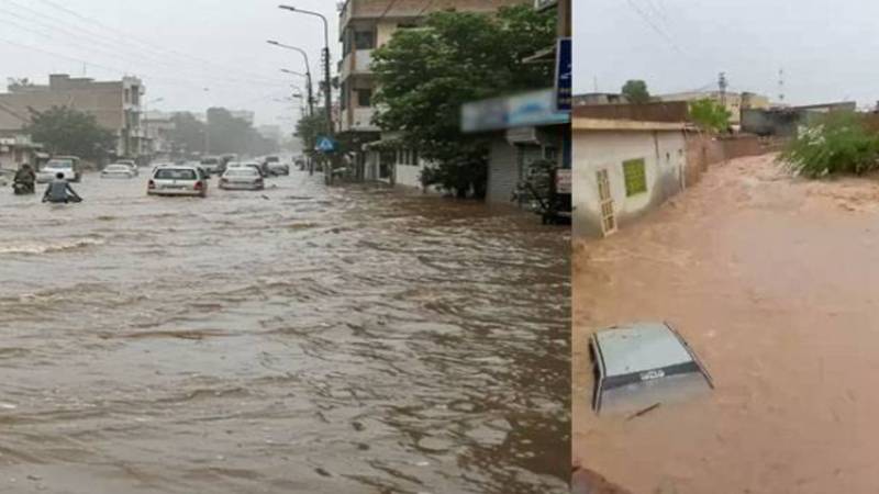 اٹک میں شدید بارش سے نشیبی علاقے زیر آب، ٹریفک اور روزمرہ زندگی معطل