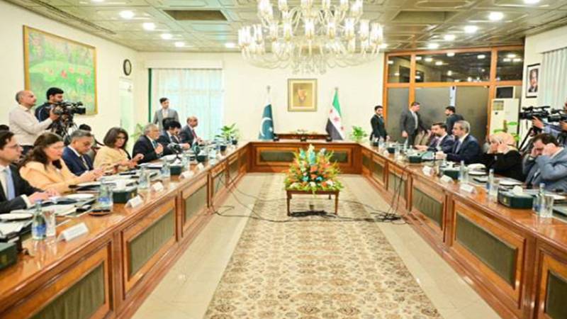 پاکستان اور شام نے امن، استحکام اور خوشحالی کے لیے رابطے اور تعاون جاری رکھنے کا عزم کیا
