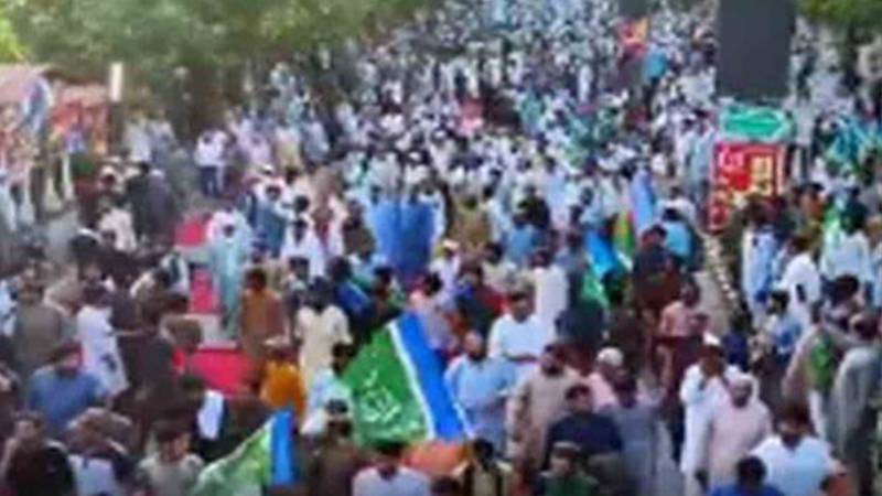 لیوی ٹیکس اور مہنگائی کے خلاف جماعت اسلامی کا احتجاجی دھرنا 17ویں روز بھی جاری