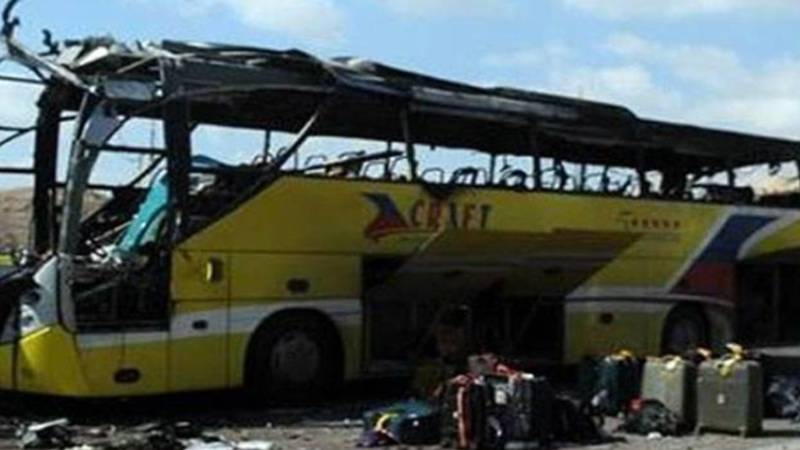 مصر کے سینا میں خوفناک بس حادثہ، 16 افراد ہلاک، 28 زخمی
