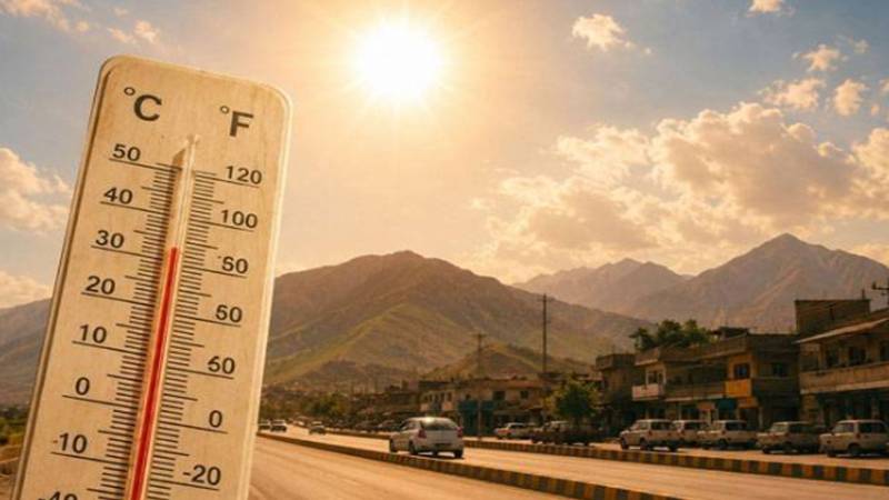 شہر میں گرمی کی شدت برقرار، درجہ حرارت 34 ڈگری تک جانے کا امکان