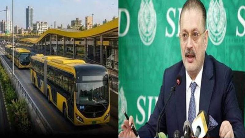 یلو لائن بی آر ٹی منصوبے پر کام تیز، کراچی کے شہریوں کو جلد جدید سفری سہولت میسر ہوگی:شرجیل میمن