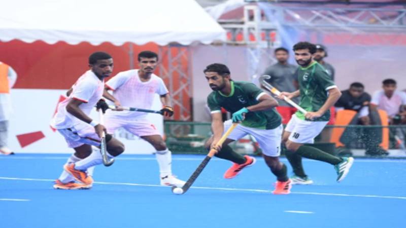 ایشین گیمز ہاکی: پاکستان نے عمان کو 2-7 سے شکست دے کر سیمی فائنل میں جگہ بنا لی