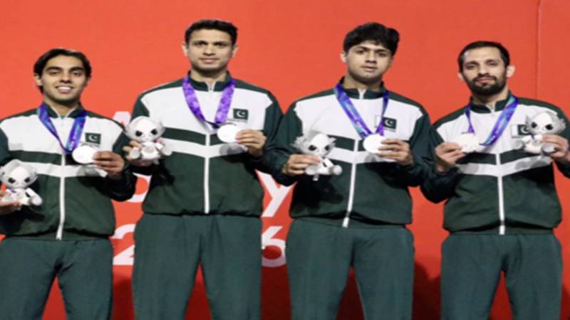 ایشین گیمز 2026: پاکستان نے اسکواش میں سلور میڈل جیت لیا
