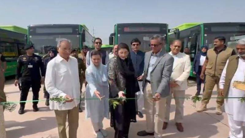 مریم نواز کا گوجرانوالہ میں الیکٹروبس کے دو روٹس کا افتتاح