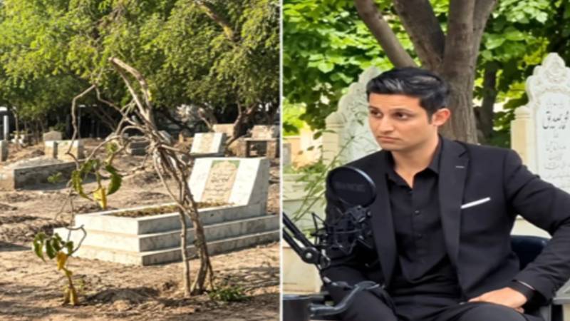 قبرستان میں پوڈکاسٹ ریکارڈ کرنا ریحان طارق کو مہنگا پڑ گیا، سوشل میڈیا پر تنقید
