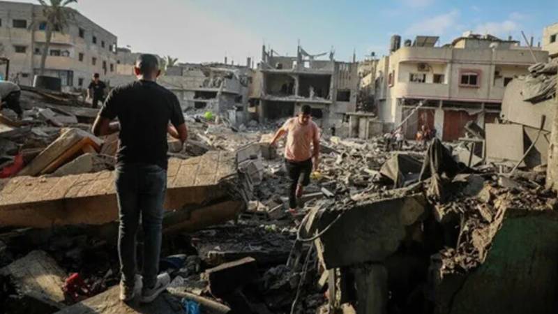 غزہ میں جنگ بندی کے باوجود اسرائیلی حملے جاری، فضائی حملے میں 5 فلسطینی شہید
